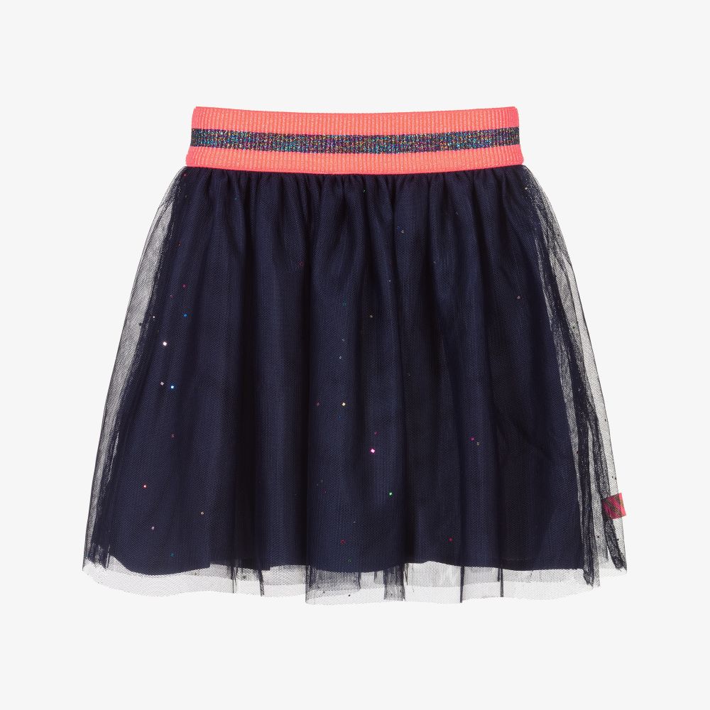 Billieblush - Girls Blue Glitter Tutu Skirt | Childrensalon