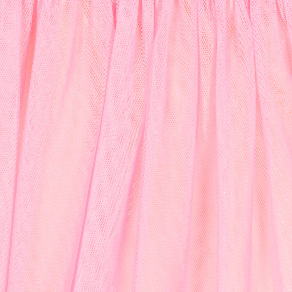 Billieblush-Girls Blue & Pink Denim Tulle Dress | Childrensalon Outlet