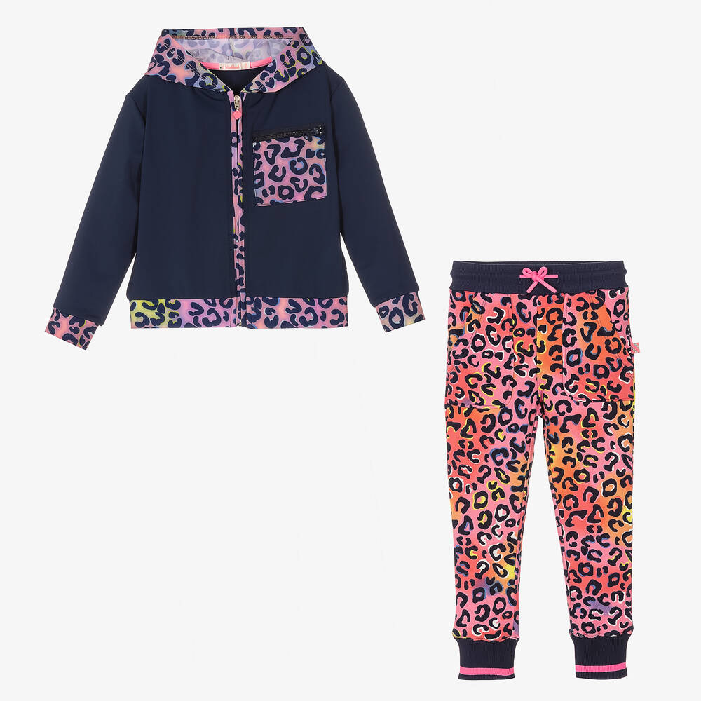 Billieblush-Girls Blue & Pink Tracksuit | Childrensalon Outlet