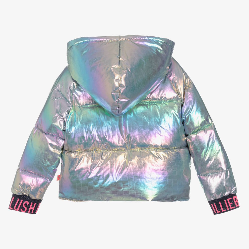 Billieblush-Girls Blue & Purple Iridescent Jacket | Childrensalon Outlet