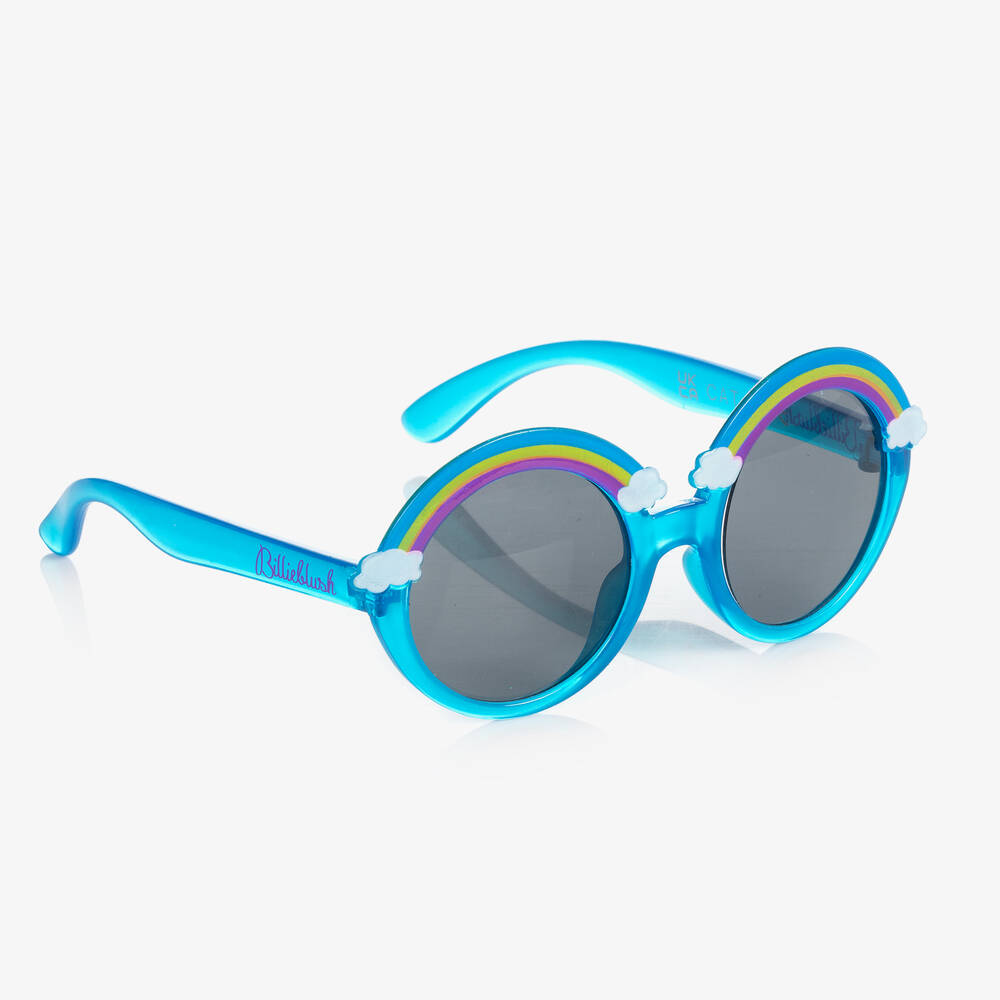 Billieblush - Girls Blue Rainbow Sunglasses (UV400) | Childrensalon