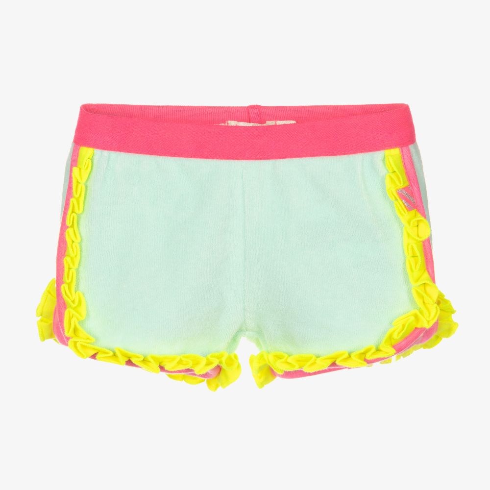 Billieblush - Girls Blue Towelling Shorts | Childrensalon