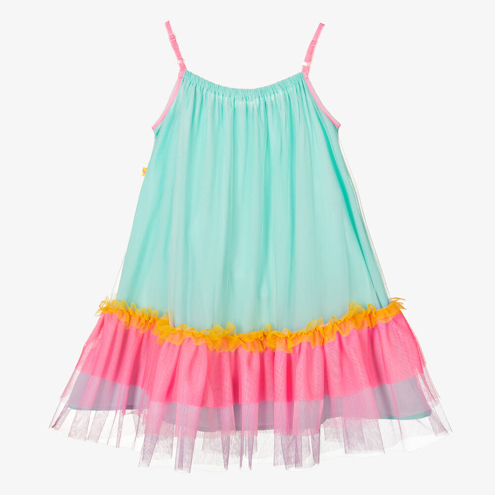 Billieblush-Girls Blue Tulle Dress | Childrensalon Outlet