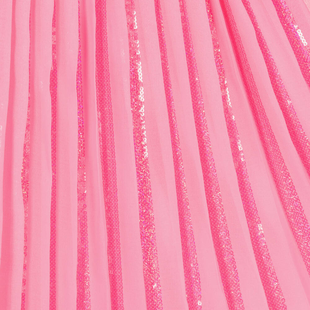 Billieblush-Girls Blush Chiffon Pleat Dress | Childrensalon Outlet