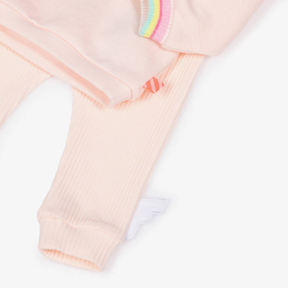 Billieblush-Girls' Blush Cotton Leggings Ensemble | Childrensalon Outlet