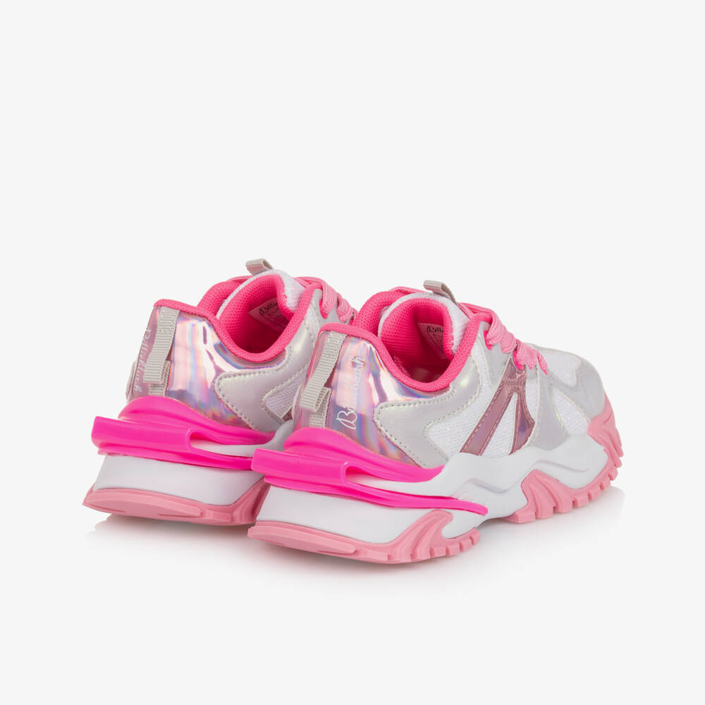Billieblush-Girls Blush & Silver Sneaker Delight | Childrensalon Outlet