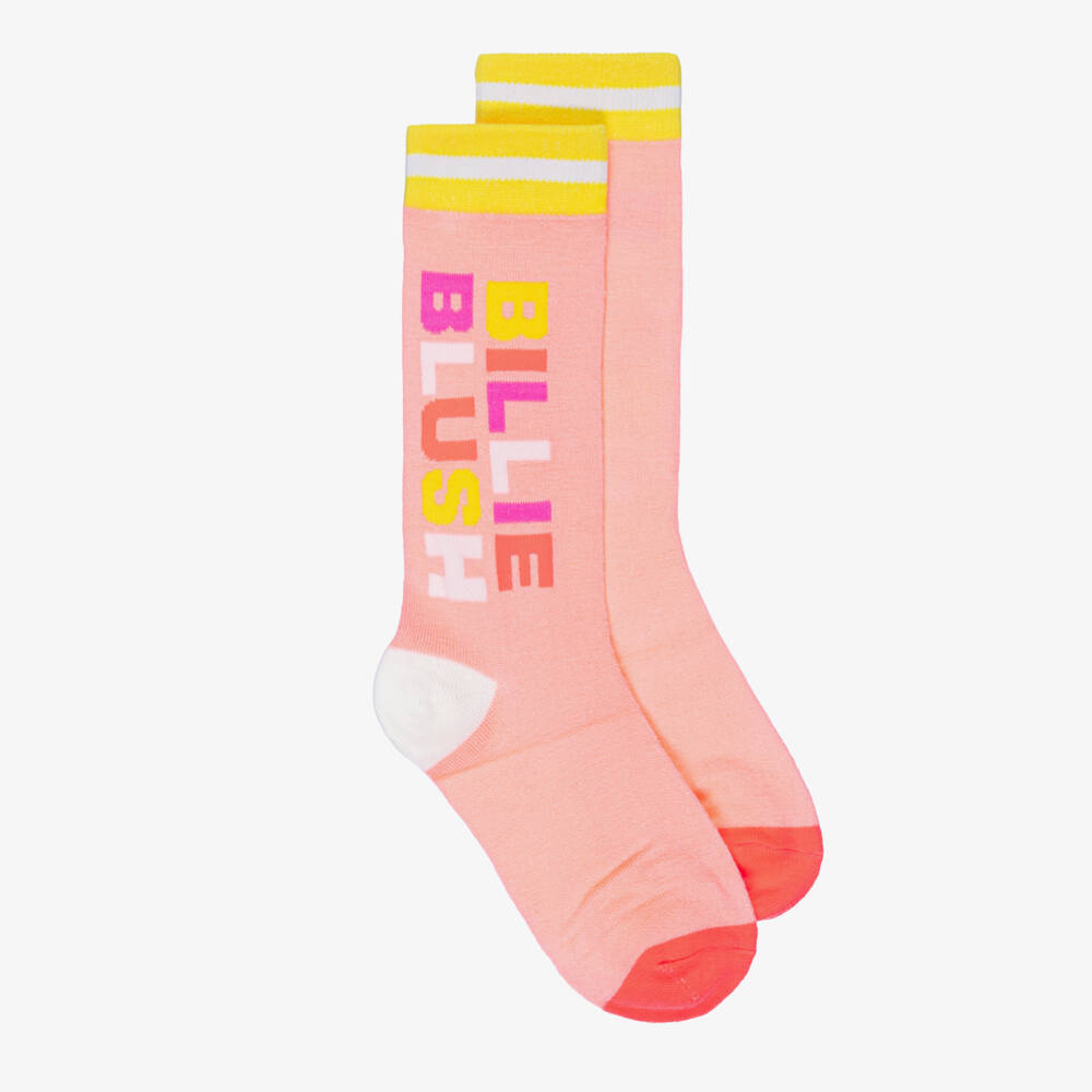 Billieblush-Кораллово-розовые вязаные гольфы для девочек | Childrensalon Outlet