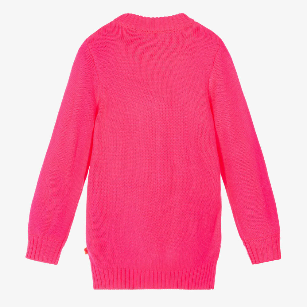 Billieblush-Girls Bright Pink Knit Dress | Childrensalon Outlet
