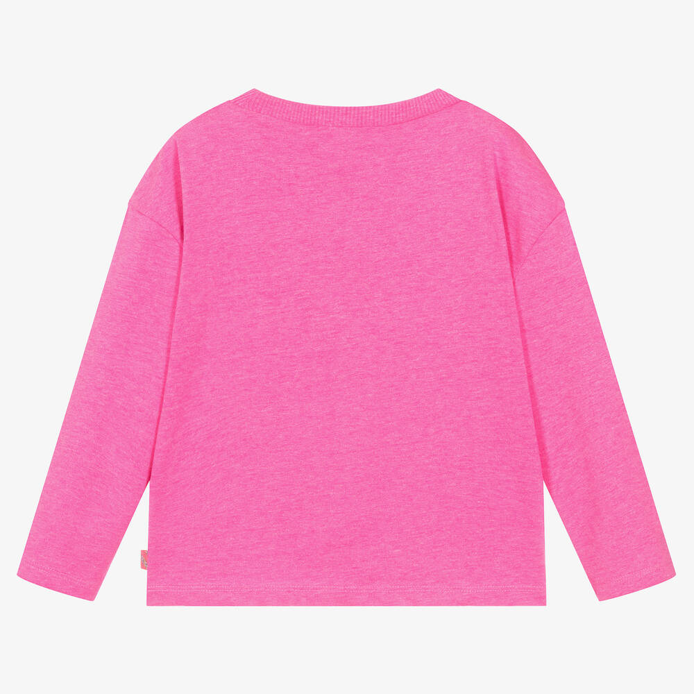 Billieblush-Ярко-розовый топ с надписью LOL | Childrensalon Outlet