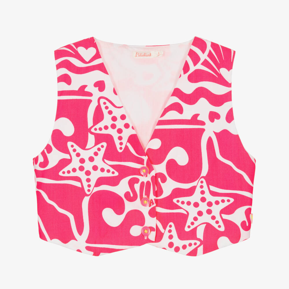 Billieblush-Жилет с ярким морским мотивом для девочек | Childrensalon Outlet