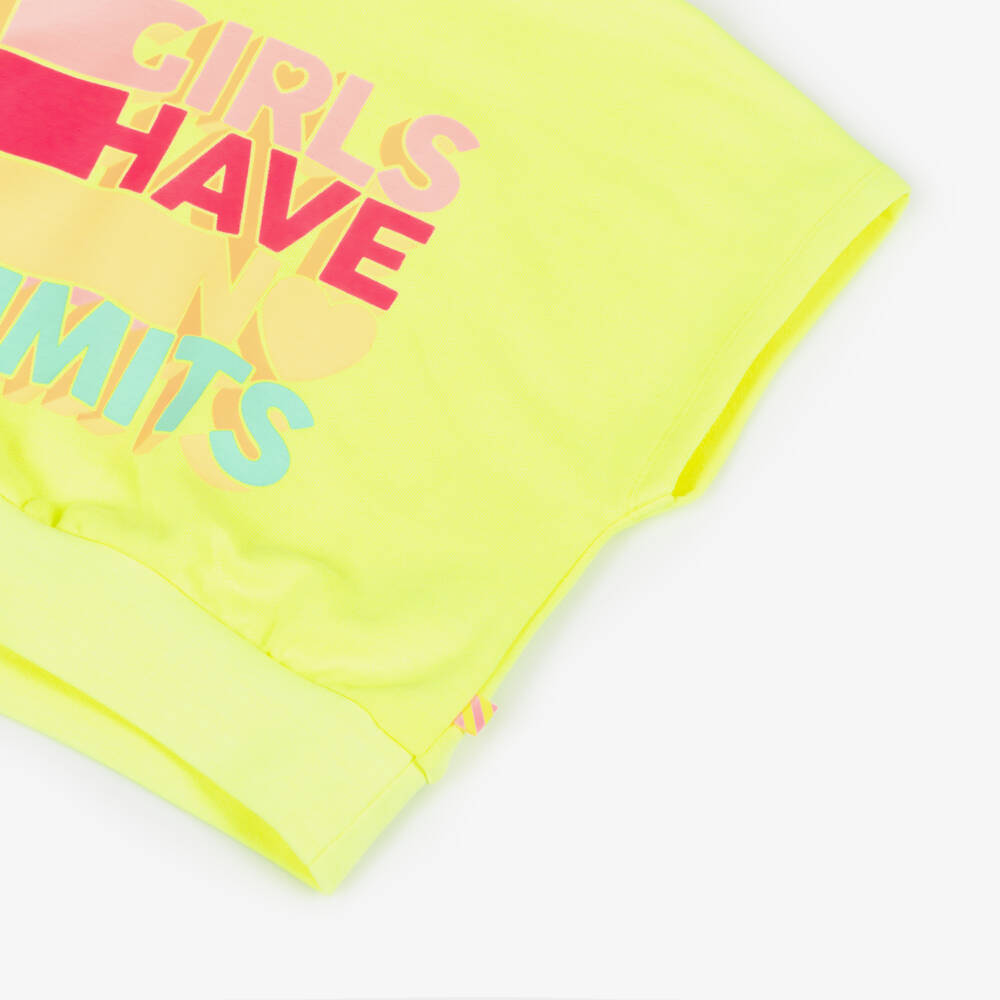 بيلي بلاش-بلوزة قطنية صفراء زاهية للبنات | Childrensalon Outlet