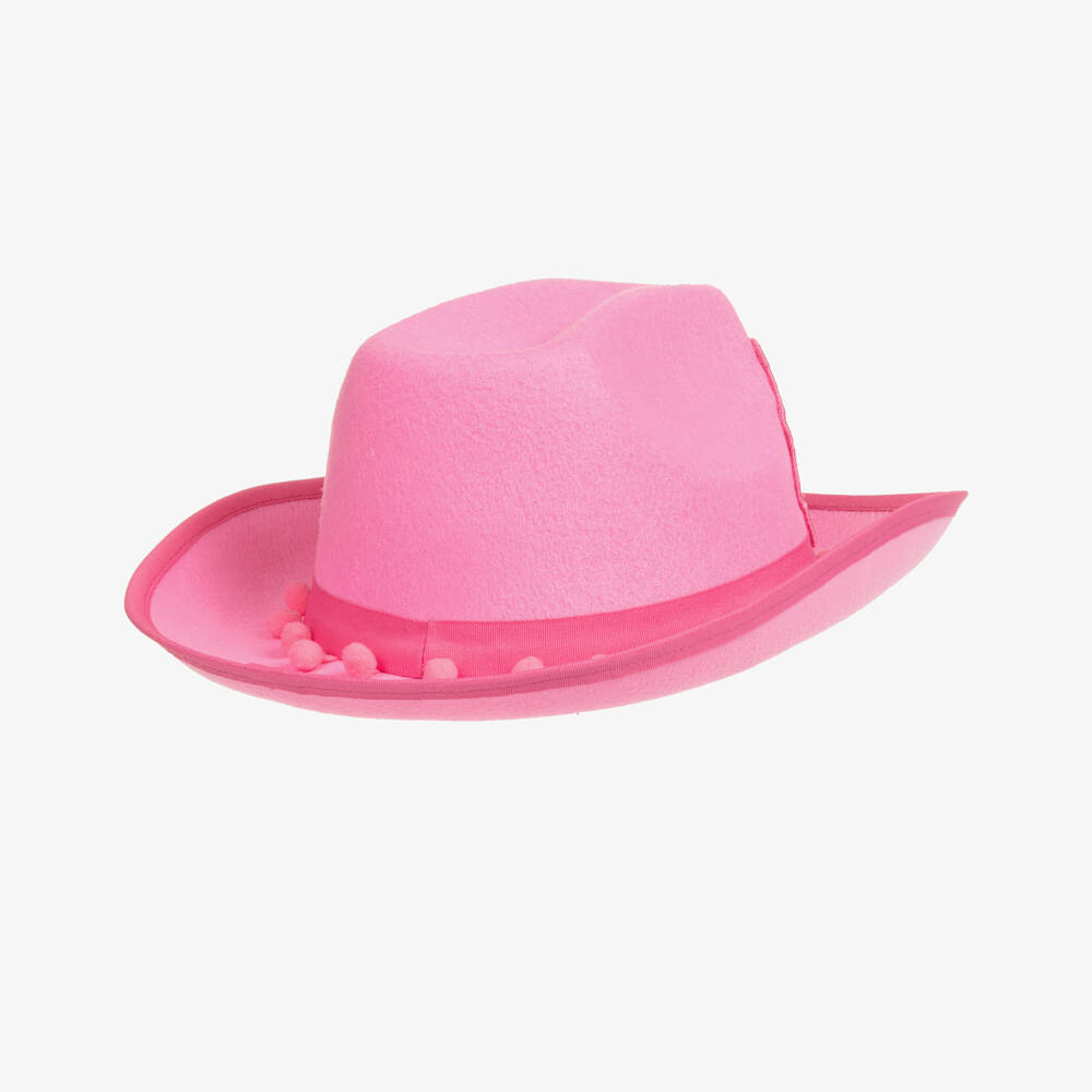 Billieblush-Girls Cheerful Pink Cowgirl Hat | Childrensalon Outlet