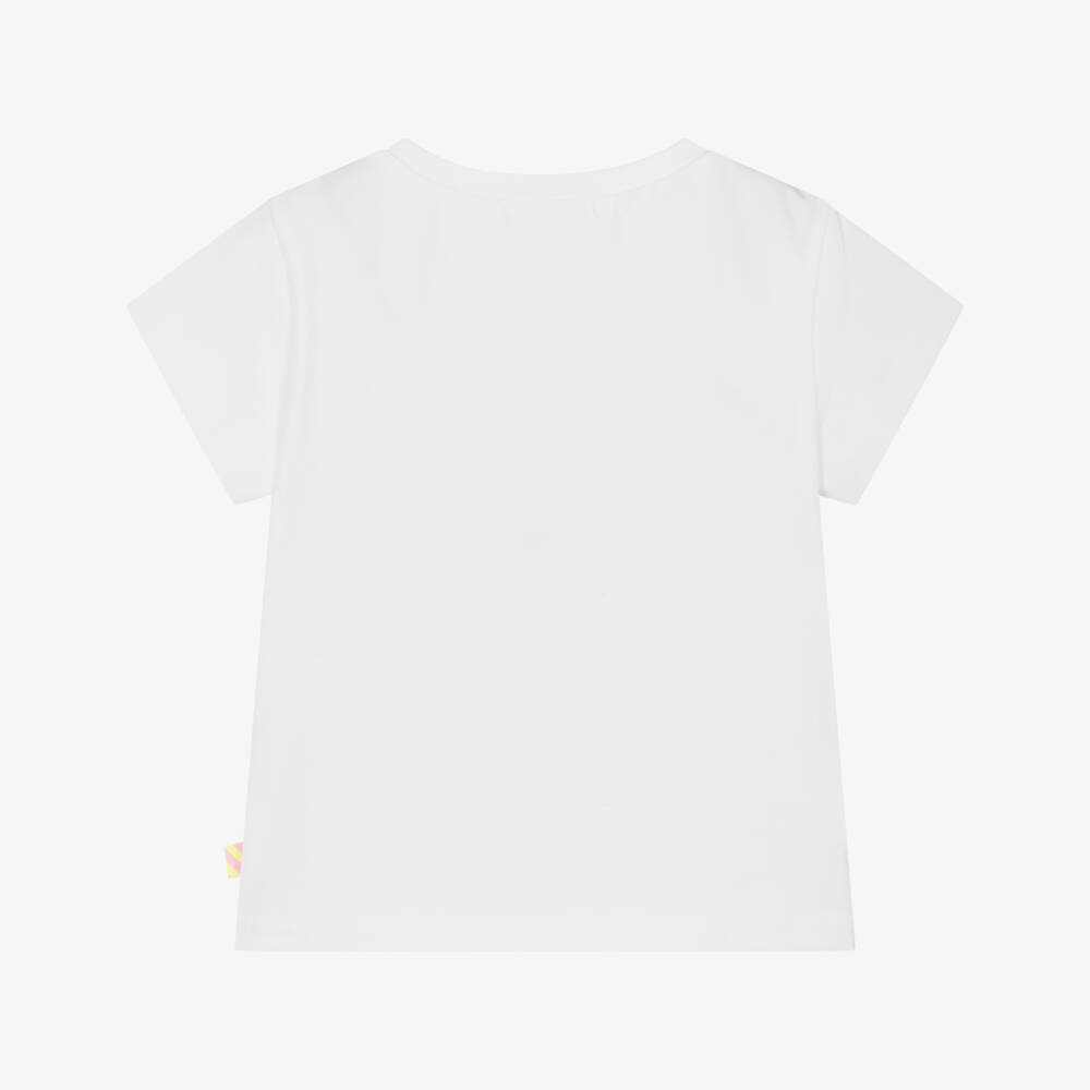 Billieblush-Футболка из белого хлопка для девочек | Childrensalon Outlet