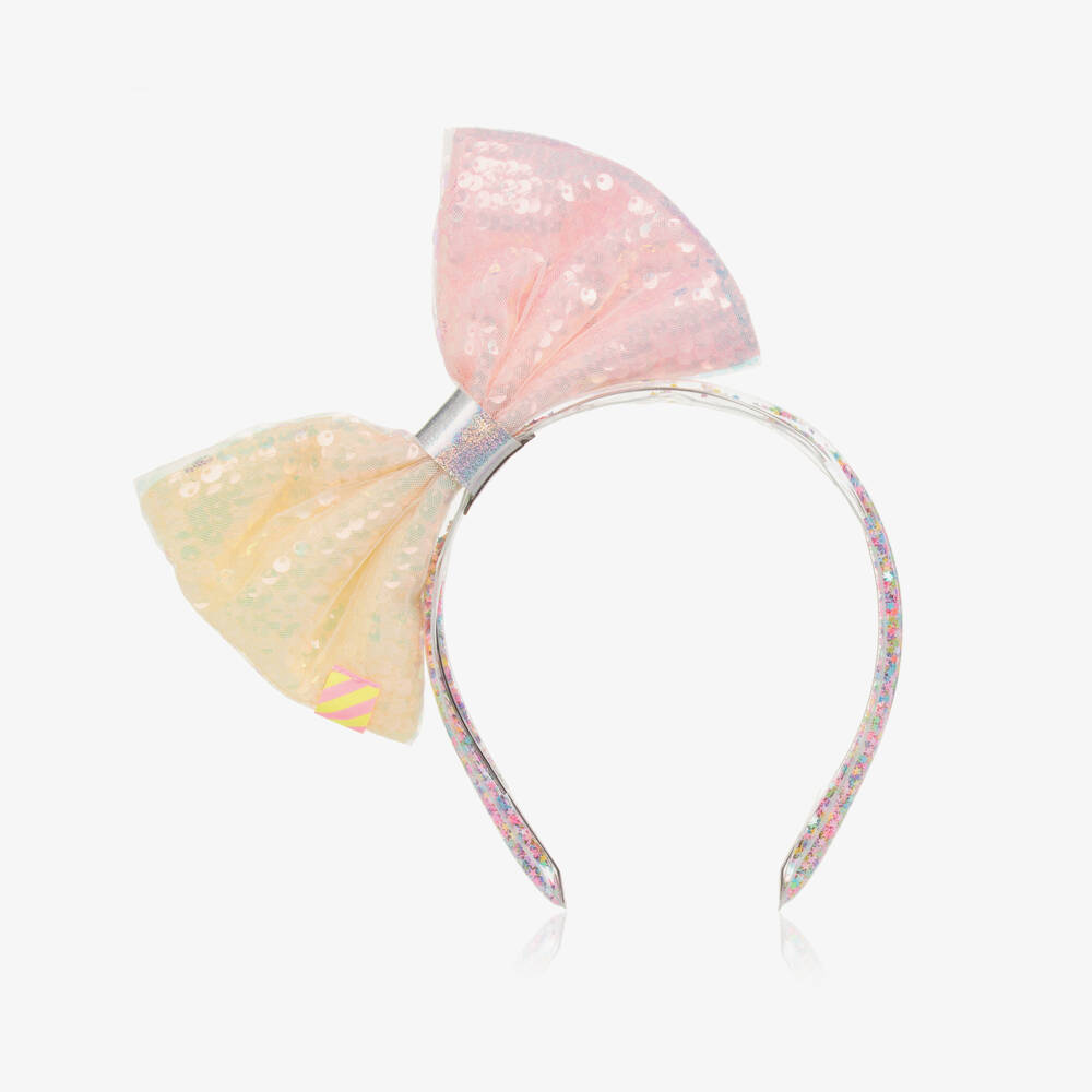 Billieblush-Girls Colorful Sequin Tulle Headband | Childrensalon Outlet
