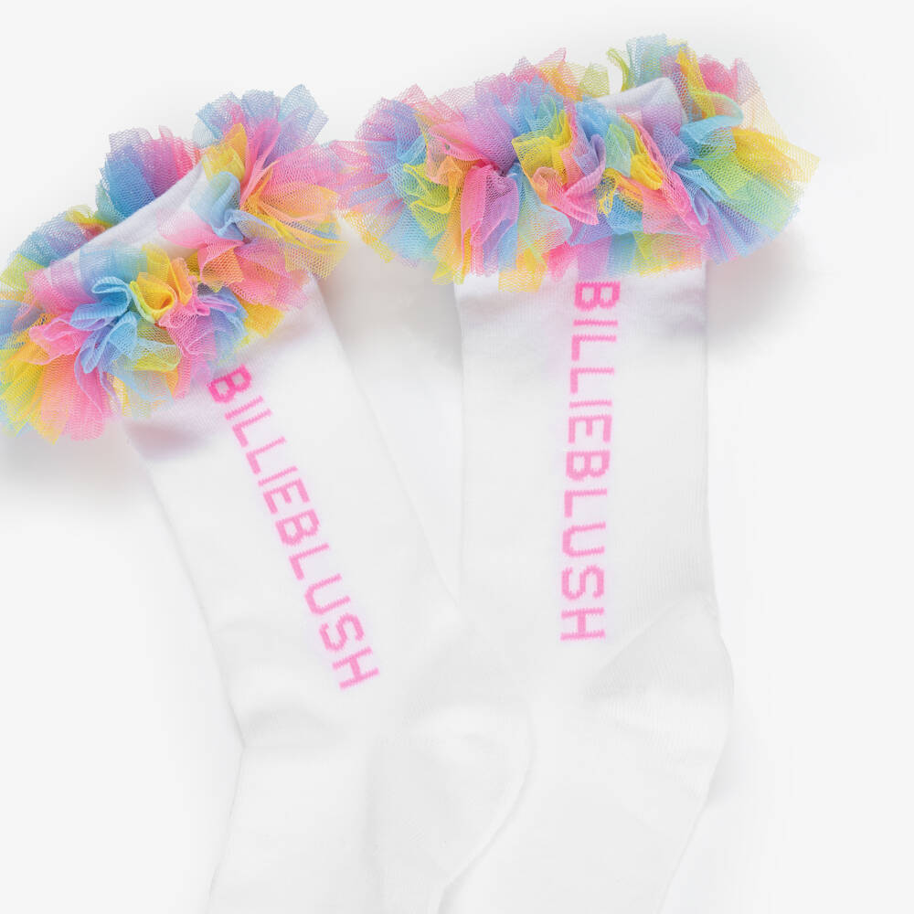 Billieblush-Girls Colourful Ruffled Knit Socks | Childrensalon Outlet
