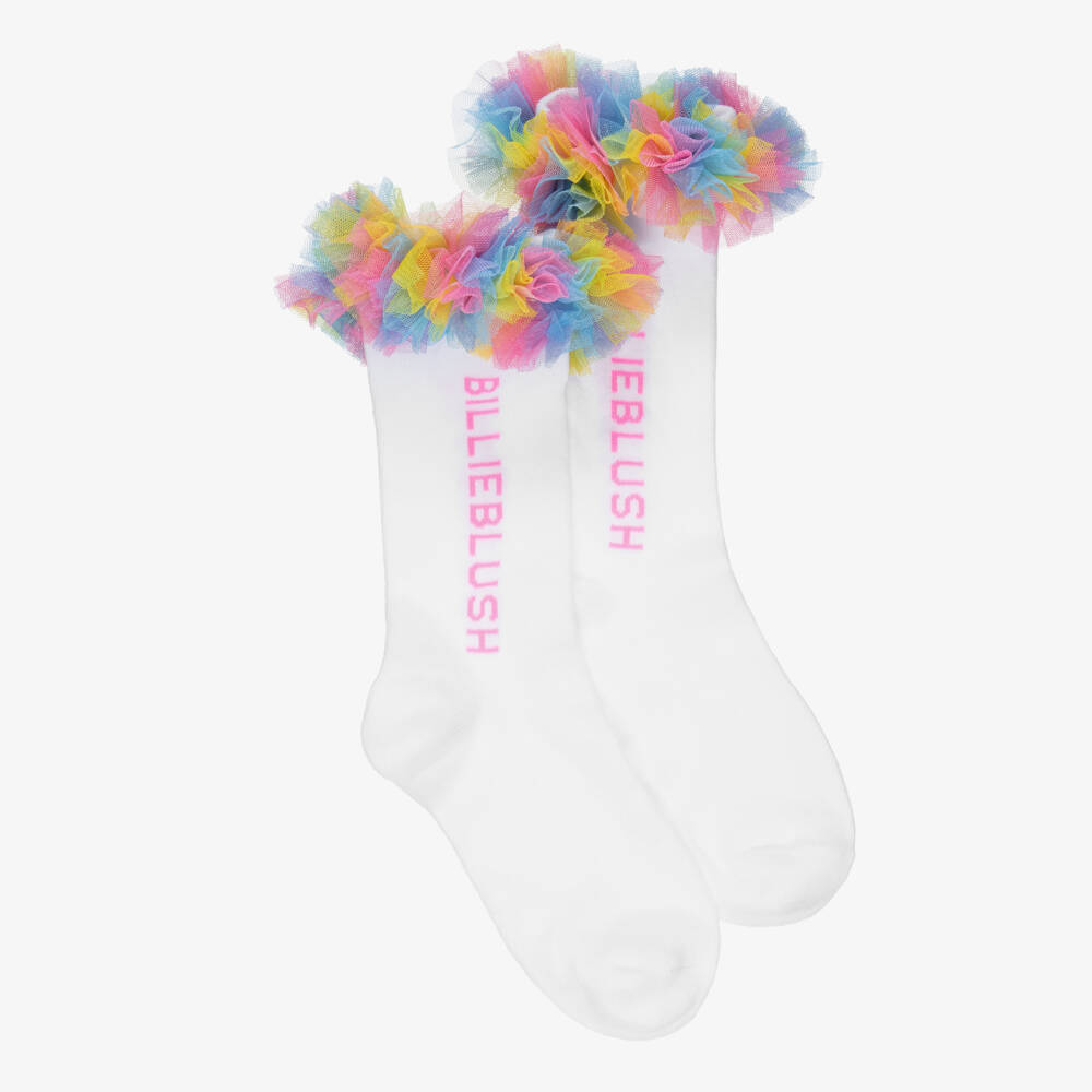 Billieblush-Girls Colourful Ruffled Knit Socks | Childrensalon Outlet