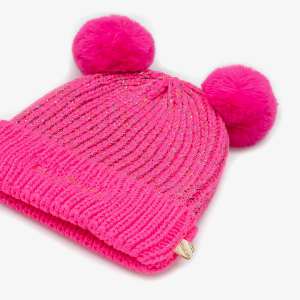 Billieblush-Girls Cosy Pom Pom Beanie | Childrensalon Outlet