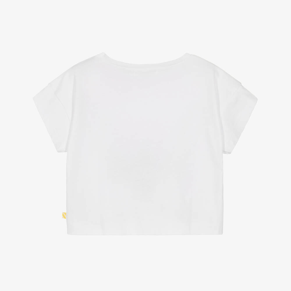 Billieblush-Girls Cotton Sequin Heart Tee | Childrensalon Outlet