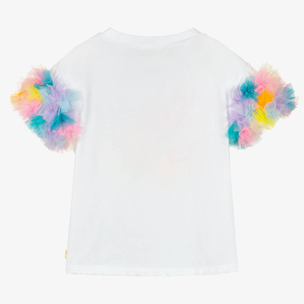 Billieblush-Футболка из хлопка с оборками для девочек | Childrensalon Outlet