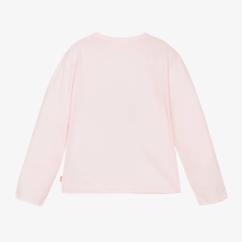 Billieblush-Girls Cotton Top with Sequin Cloud | Childrensalon Outlet