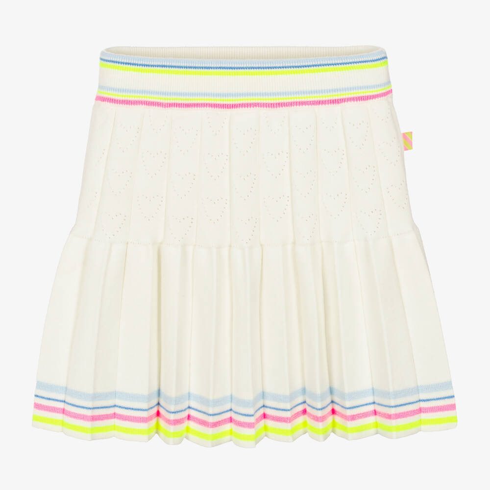 Billieblush-Girls Creamy Lace-Patterned Skirt | Childrensalon Outlet