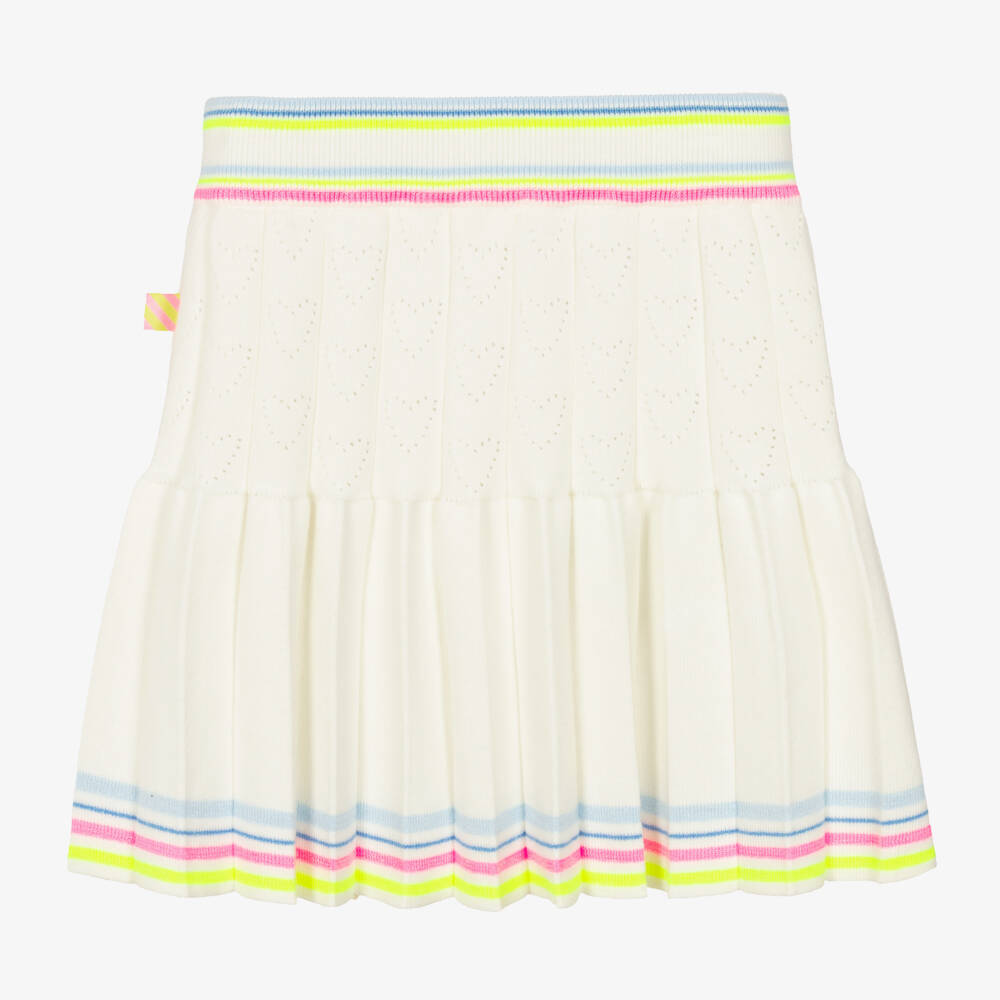 Billieblush-Girls Creamy Lace-Patterned Skirt | Childrensalon Outlet