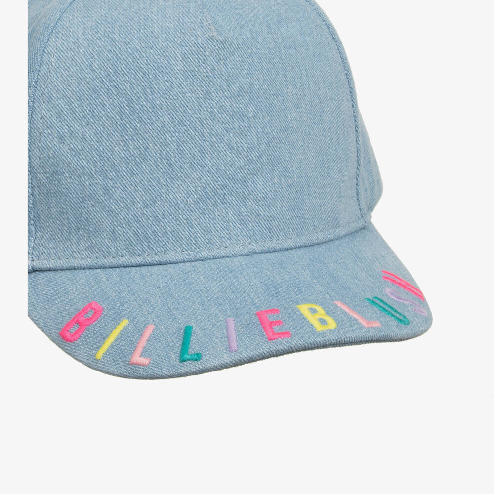Billieblush-Girls Denim Cap with Sequin Bow | Childrensalon Outlet