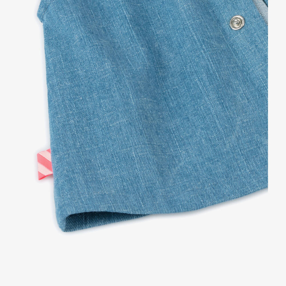 Billieblush-طقم بناتي فاخر من الدنيم مع كشكشات | Childrensalon Outlet