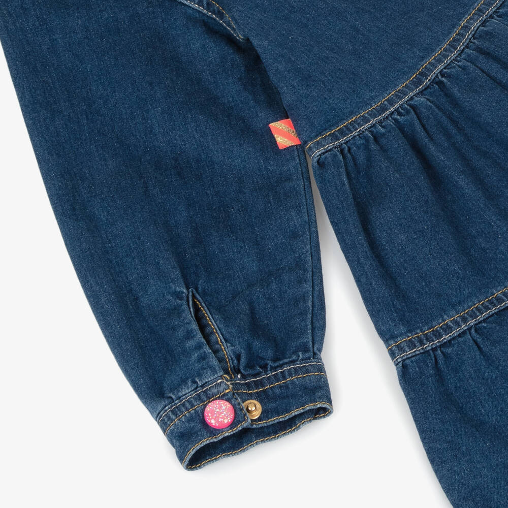 Billieblush-Girls Denim Dress with Sequins | Childrensalon Outlet