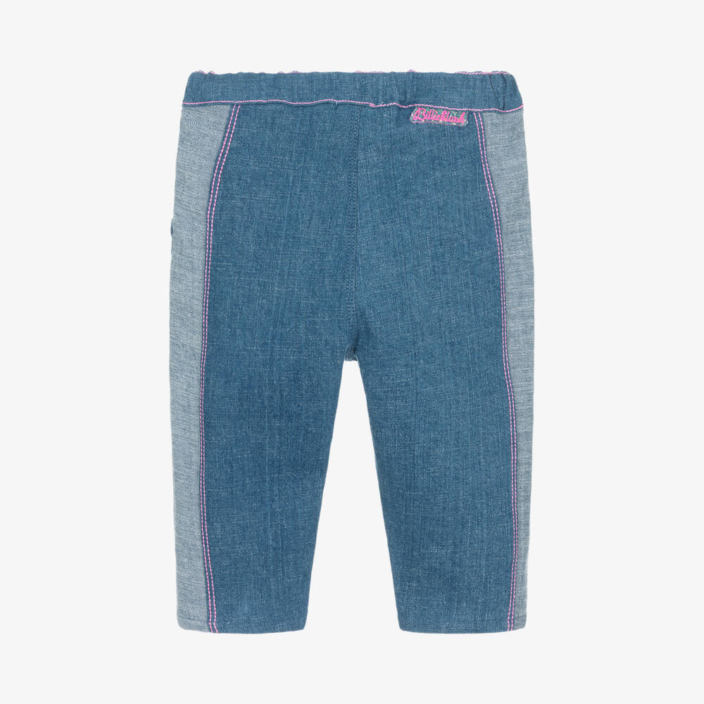 Billieblush-Girls Denim Jeans with Heart Accents | Childrensalon Outlet