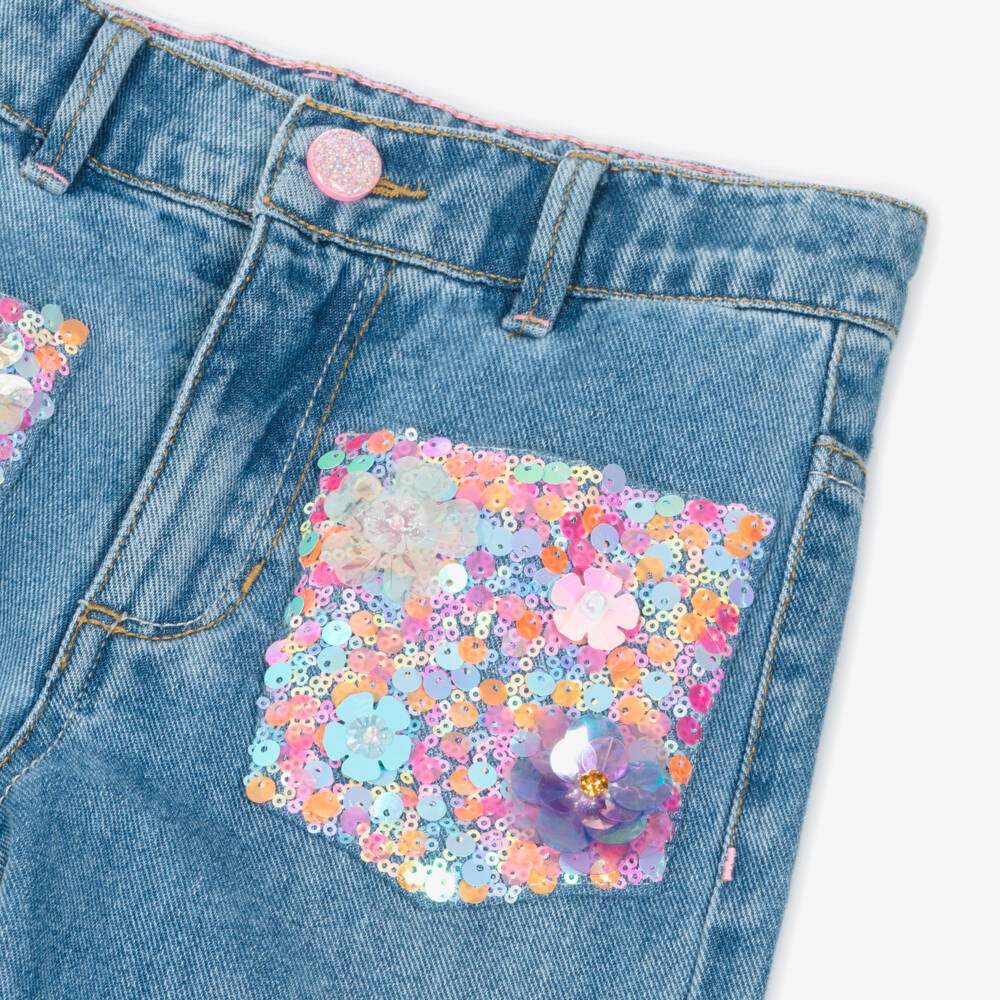 Billieblush-Джинсовые брюки прямого кроя для девочек | Childrensalon Outlet