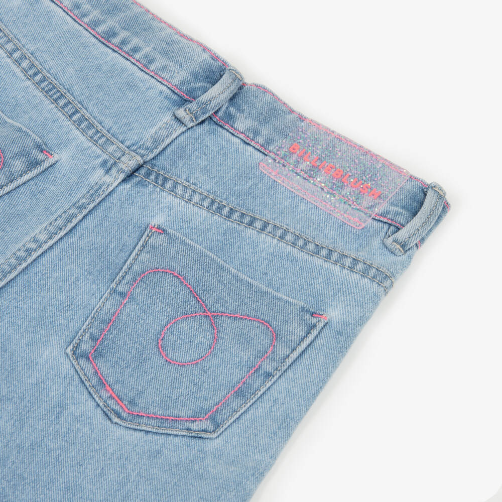 Billieblush-Джинсы с широкими штанинами и вышивкой для девочек | Childrensalon Outlet