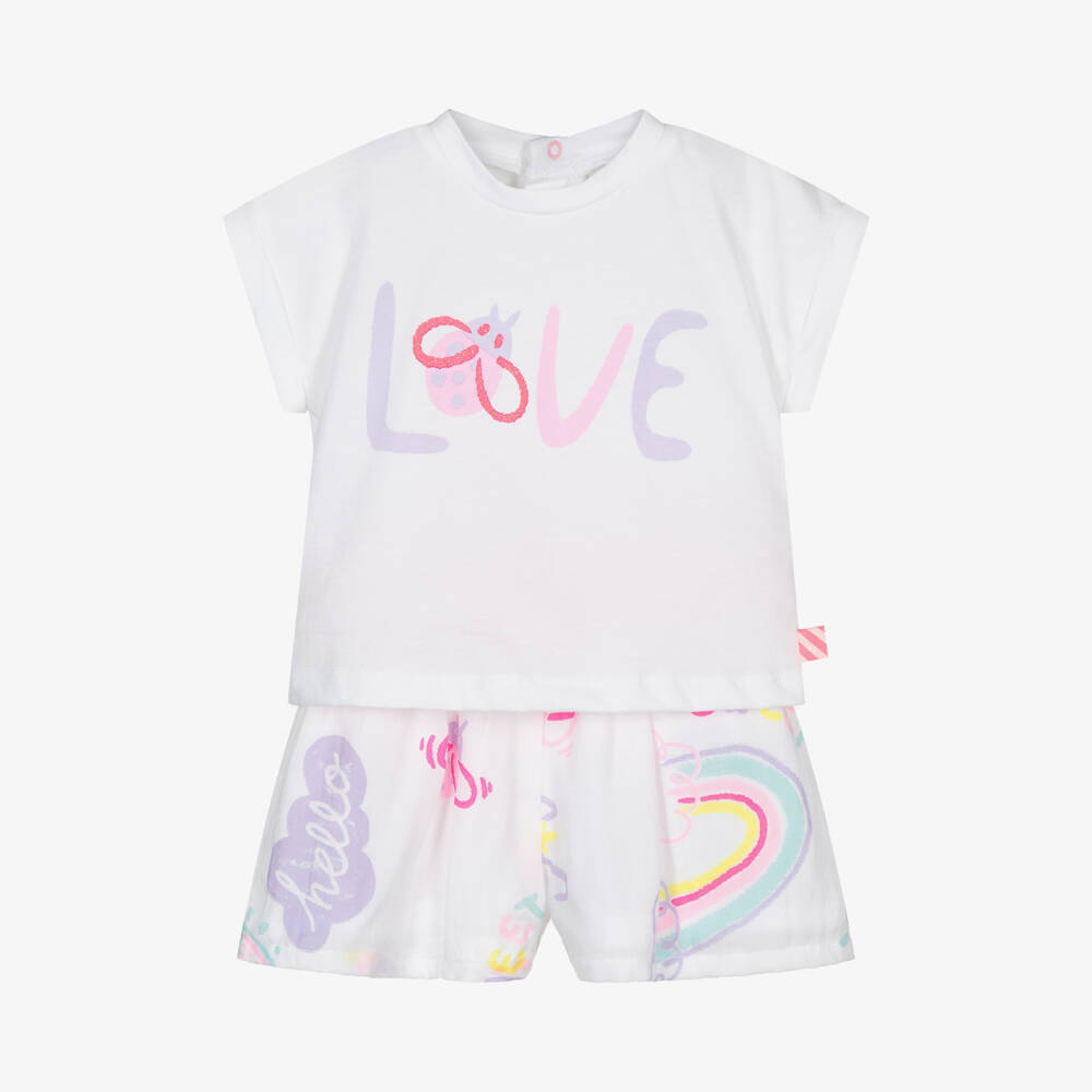 Billieblush-Girls Dreamy White Summer Set | Childrensalon Outlet