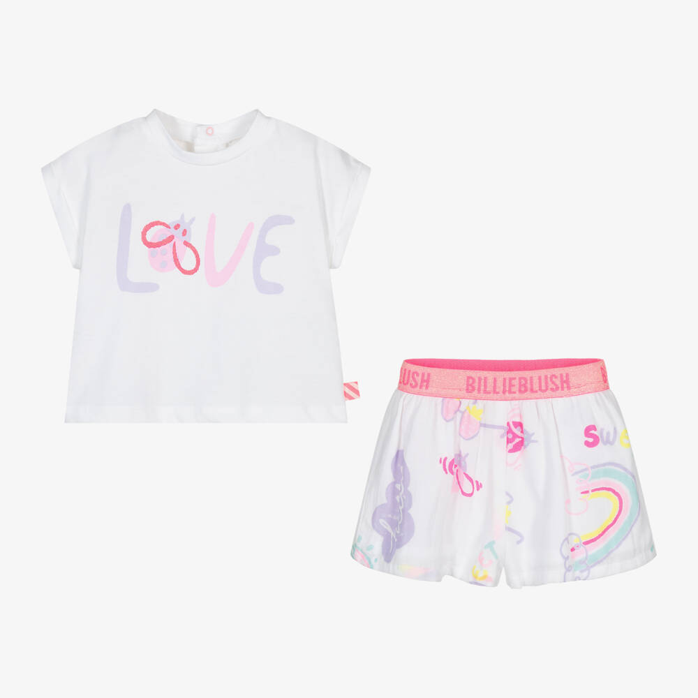 Billieblush-Girls Dreamy White Summer Set | Childrensalon Outlet