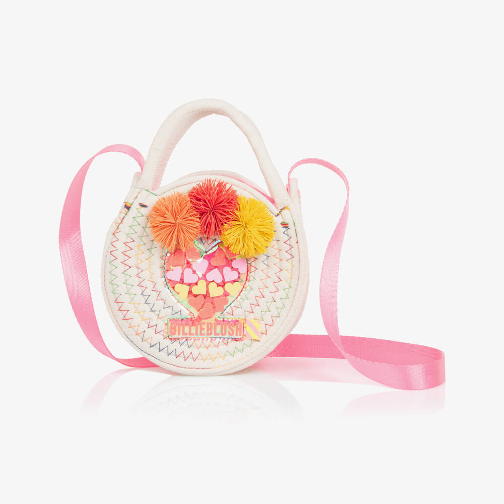 Billieblush-Girls Elegant Ivory Corded Purse | Childrensalon Outlet