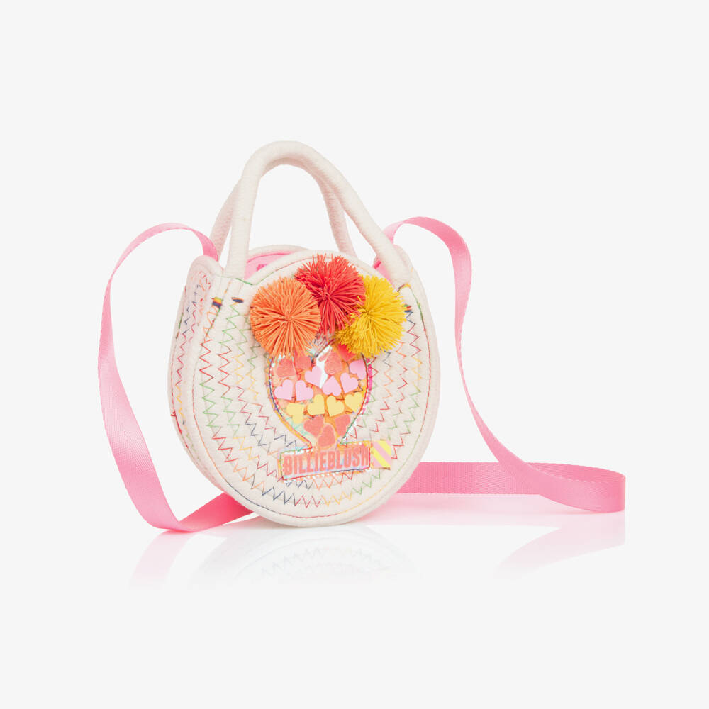 Billieblush-Girls Elegant Ivory Corded Purse | Childrensalon Outlet