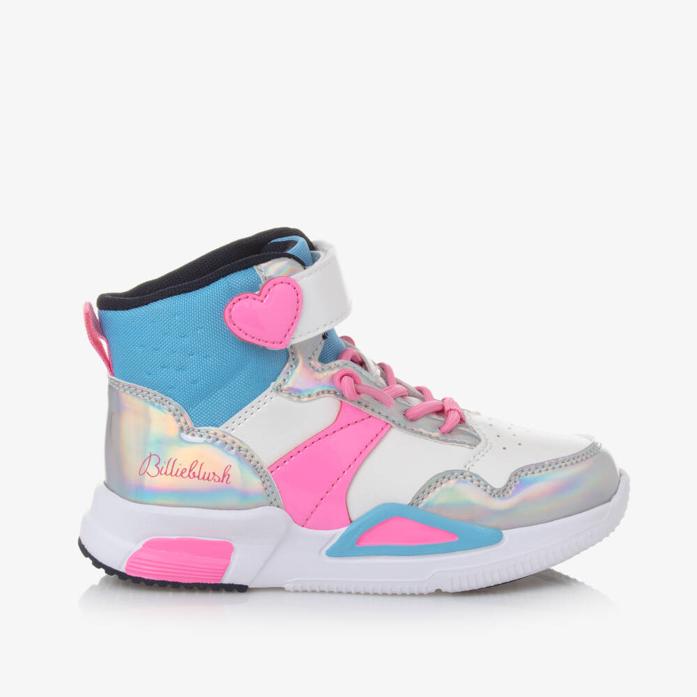 Billieblush-Girls Elegant White Elevated Sneakers | Childrensalon Outlet