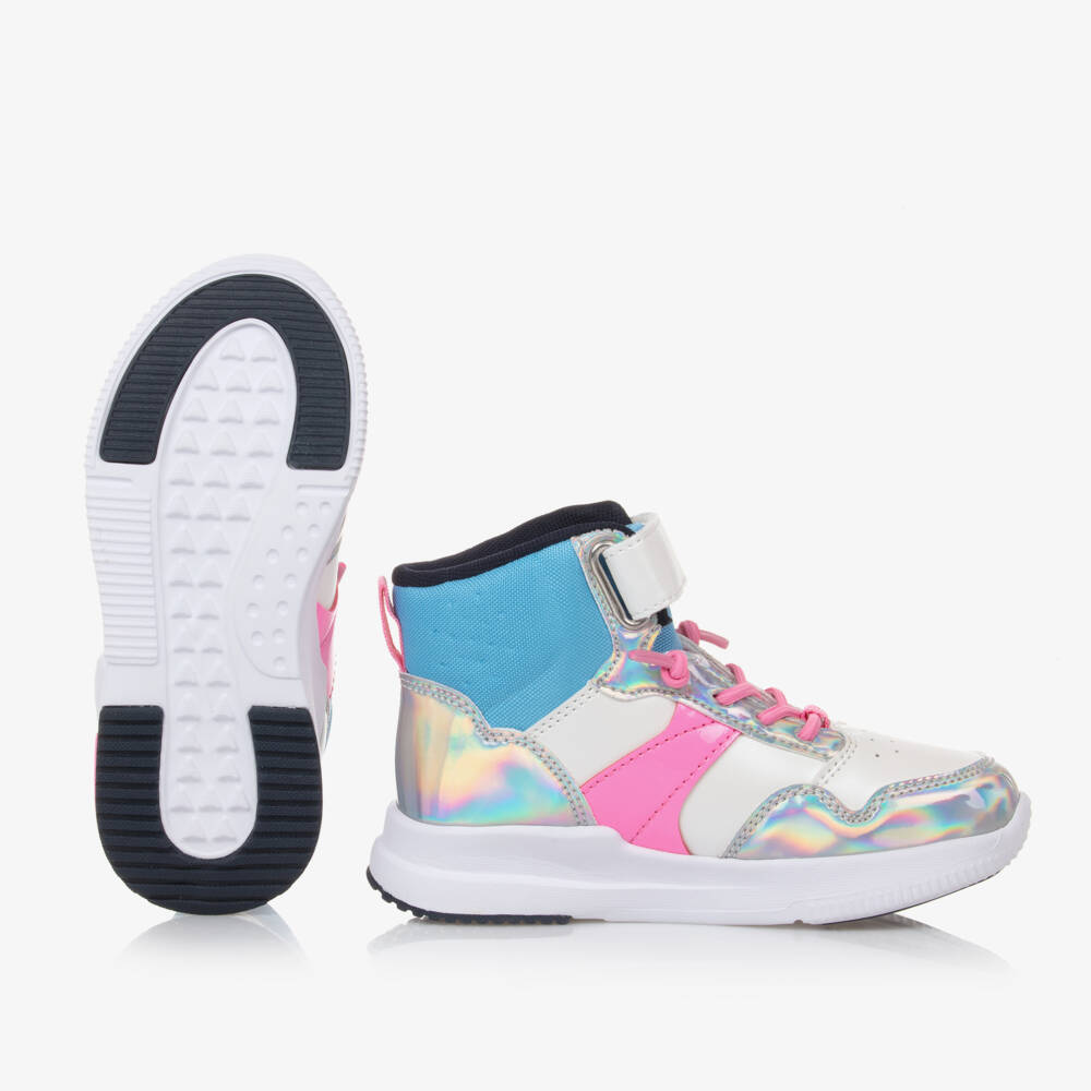 Billieblush-Girls Elegant White Elevated Sneakers | Childrensalon Outlet