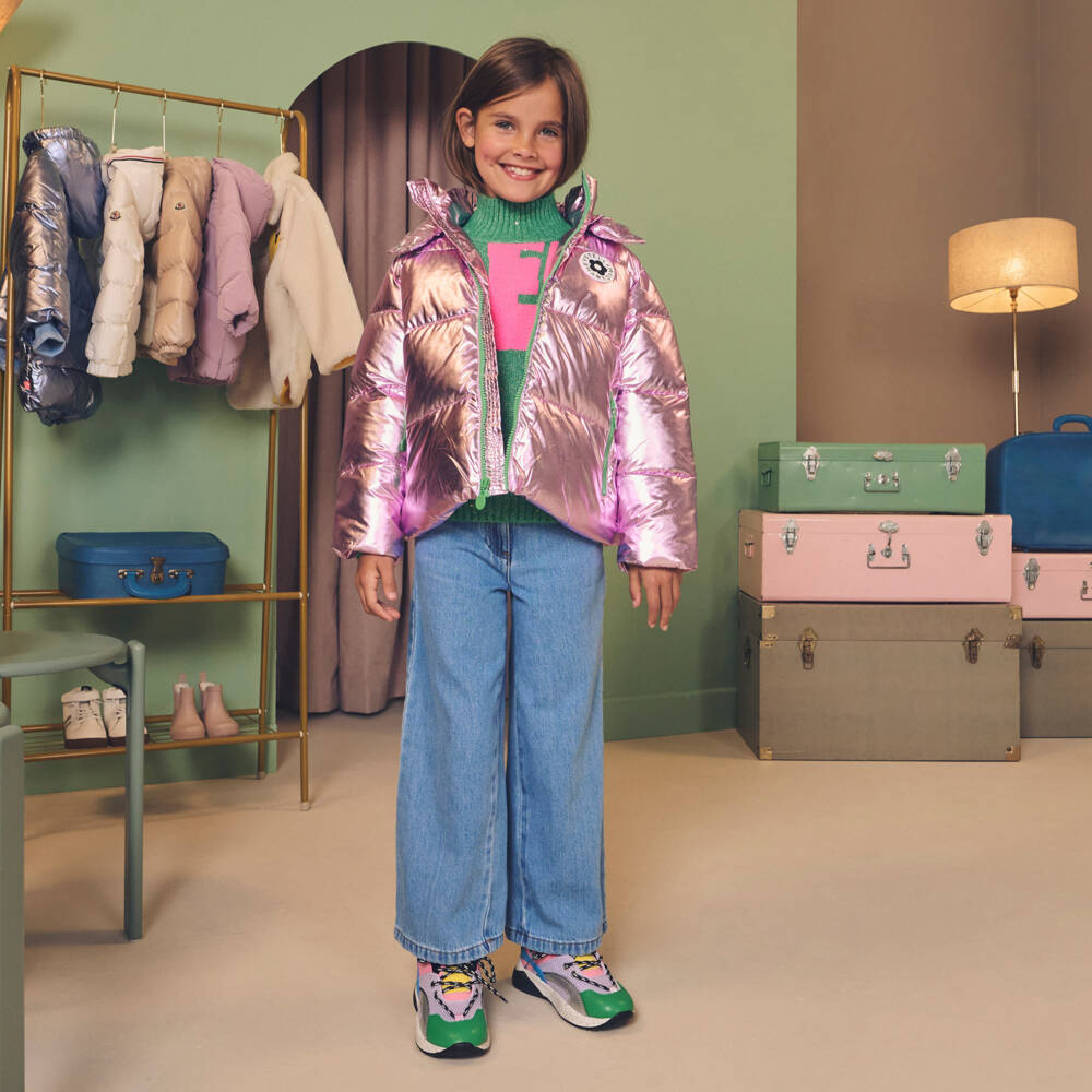Billieblush-Girls Emerald Glitter Sweater | Childrensalon Outlet