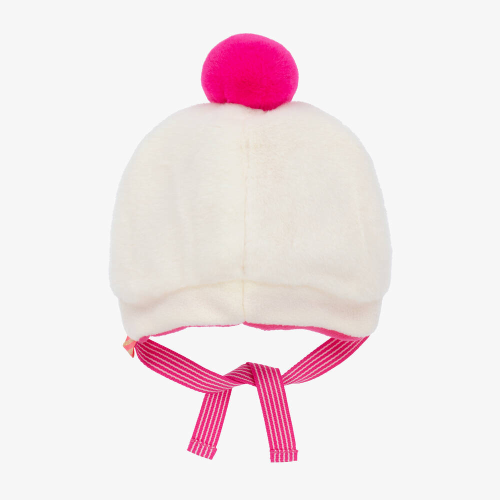 Billieblush-Girls Faux Fur & Fleece Hat & Scarf Set | Childrensalon Outlet