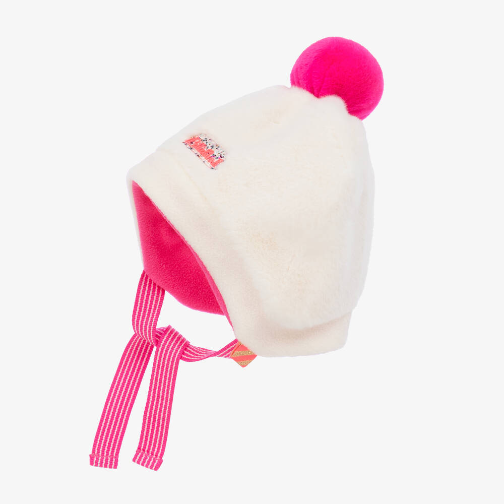 Billieblush-Girls Faux Fur & Fleece Hat & Scarf Set | Childrensalon Outlet
