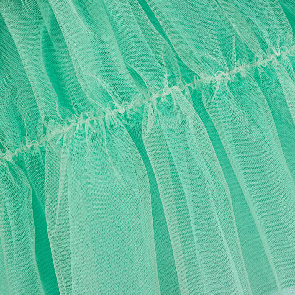 Billieblush-فستان بناتي من التول والتريكو بلون الفوشيا | Childrensalon Outlet