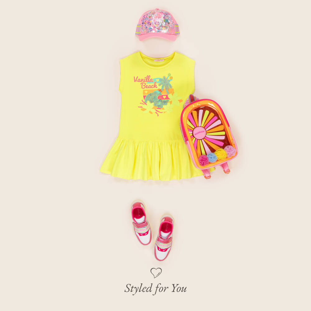 Billieblush-Girls Glittery Multi-Hued Sun Backpack | Childrensalon Outlet