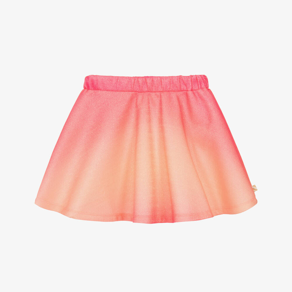 Billieblush-Girls Glittery Neon Pink Ombré Skirt | Childrensalon Outlet
