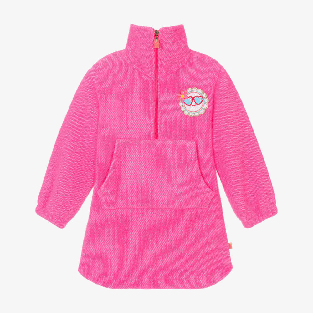 Billieblush-Girls Glittery Pink Knit Dress | Childrensalon Outlet