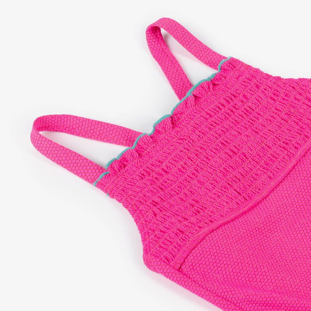 Billieblush-Girls Glittery Pink One-Piece | Childrensalon Outlet