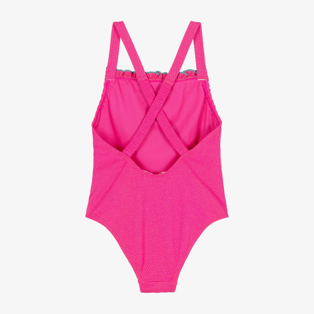 Billieblush-Girls Glittery Pink One-Piece | Childrensalon Outlet