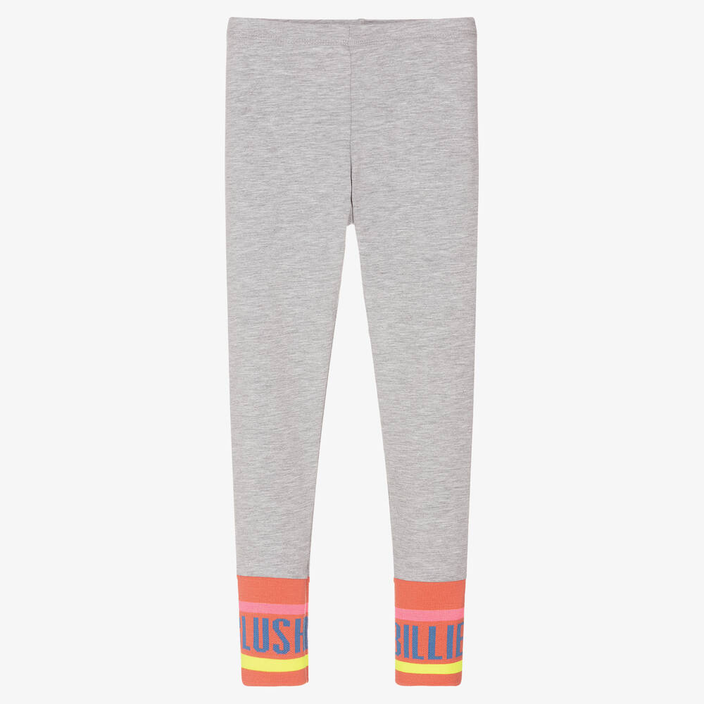 Billieblush Girls Grey Jersey Leggings Childrensalon Outlet