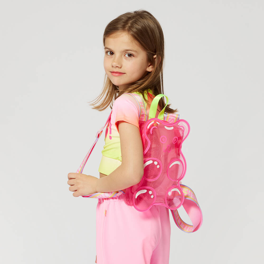 Billieblush-Girls Gummy Bear Glitter Backpack | Childrensalon Outlet