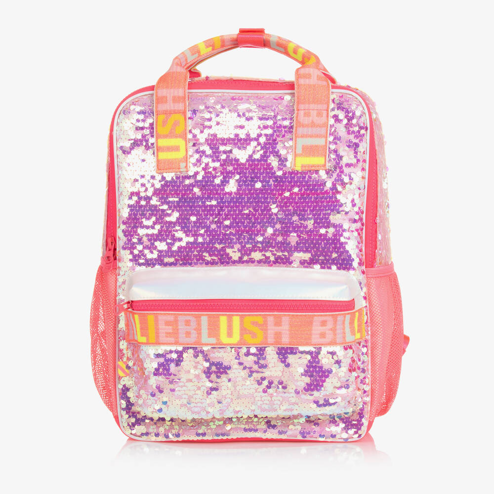 Girls Iridescent Sequin Backpack 35cm